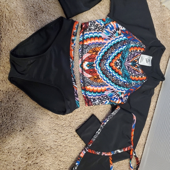 Eight girls bathing suits